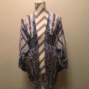 Nanette Lenore damask paisley cover up